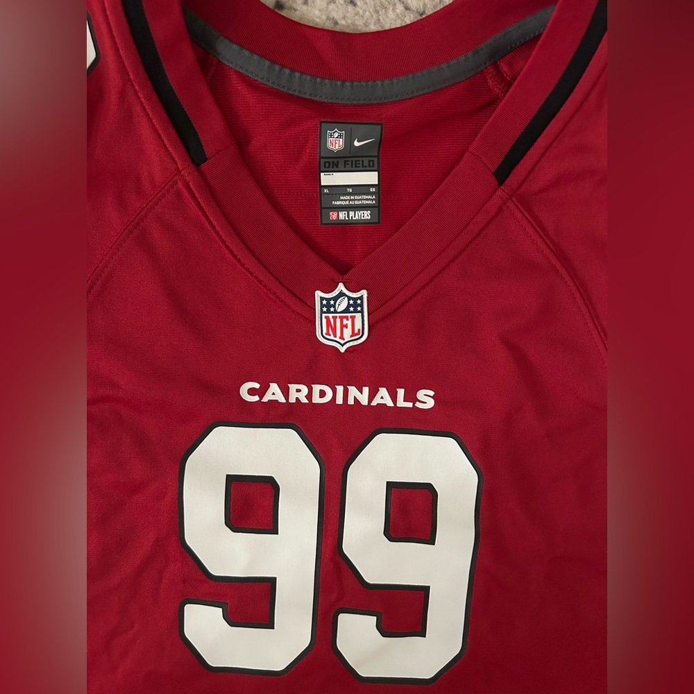 Nike Authentic Arizona Cardinals J.J. Watt #99 NFL Red Jersey Women’s Sz: XL - Picture 6 of 10